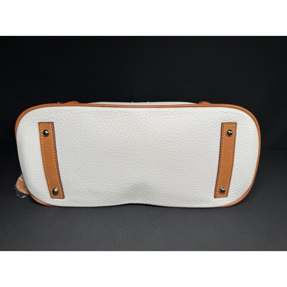 NWT Dooney & Bourke Pebble Leather Hobo Shoulder Bag + Wristlet Wallet White - Picture 8 of 13